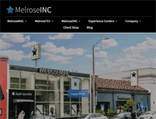 Tablet Screenshot of melroseinc.com